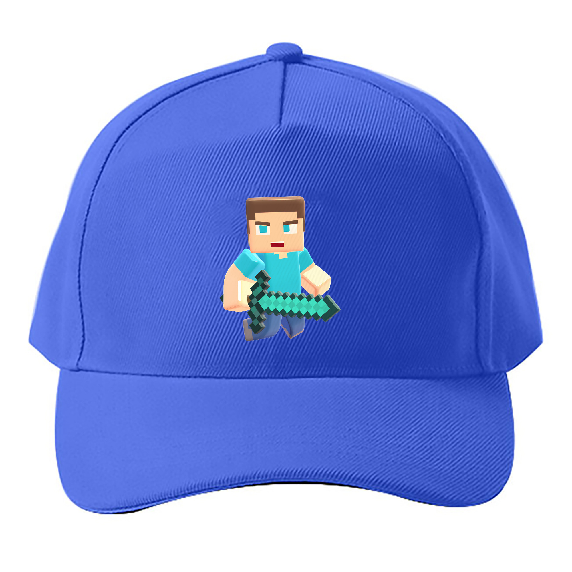 （画像用） マインクラフト ブロックの世界 Minecraft MC Block world ベースボールキャップ 綿100％ 男女兼用 帽子 スポーツ